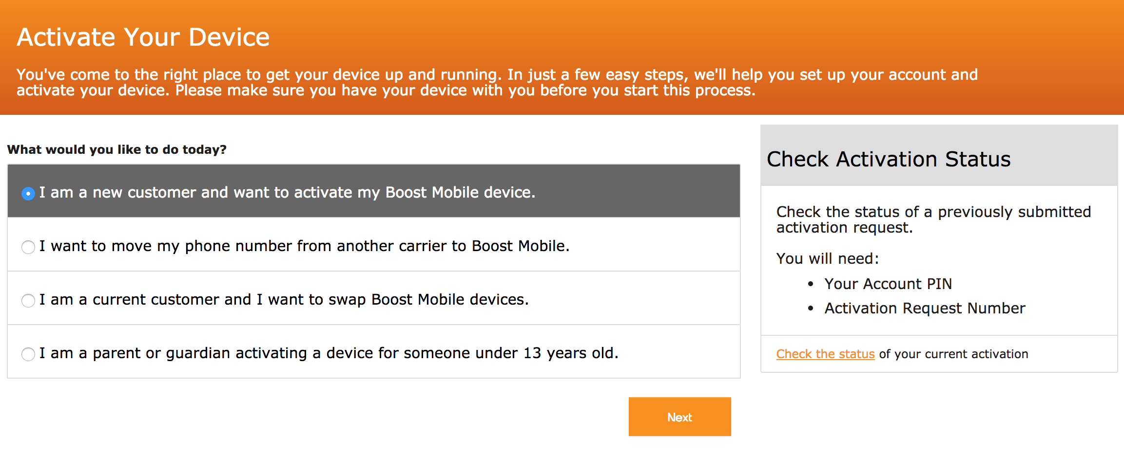 boost customer service phone number