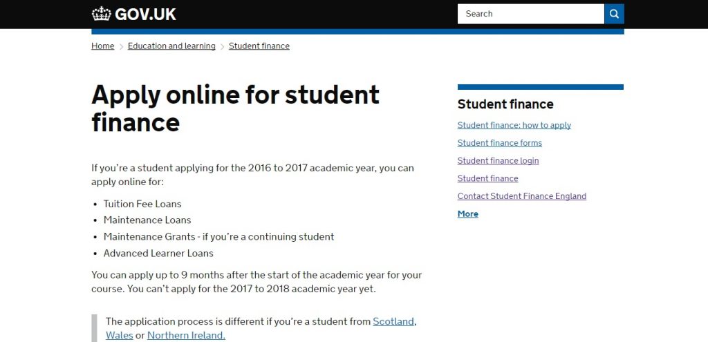 student finance helpline 