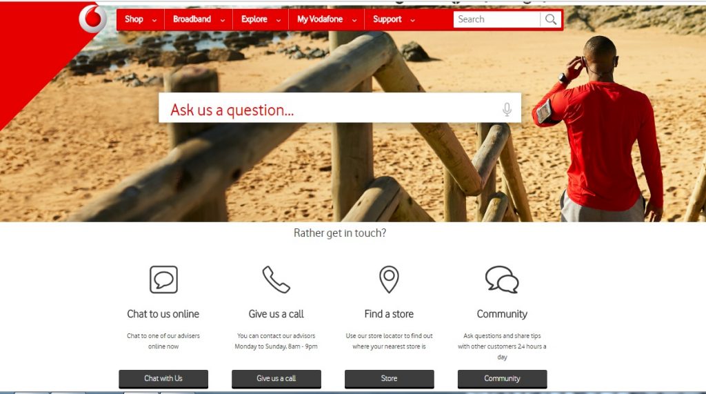 Vodafone Customer Service Number